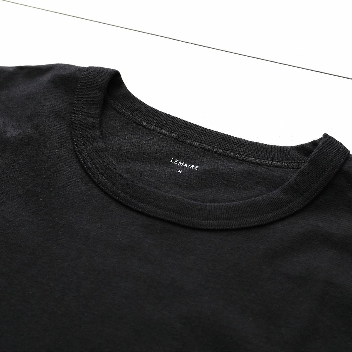 Lemaire ルメール Tシャツ TO1165 LJ1010 メンズ 半袖 クルーネック カットソー コットン リネン 胸ポケット オーバーサイズ カラー3色