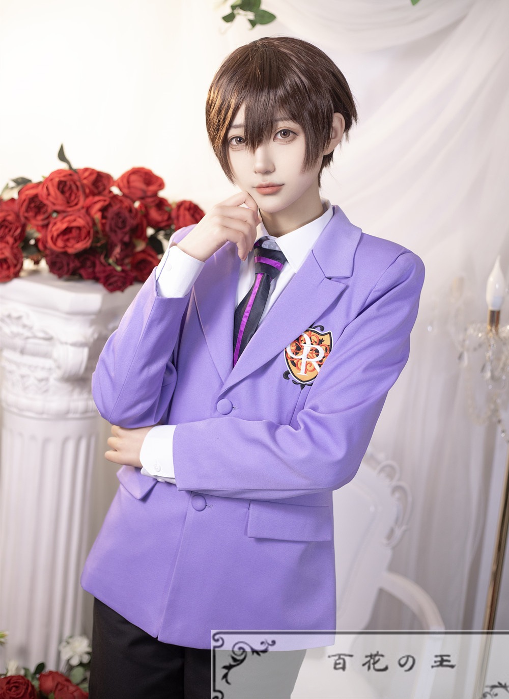 在庫品 桜蘭高校ホスト部 須王環 藤岡ハルヒ コスプレ衣装 コスチューム イベント ハロウィン 仮装 変装