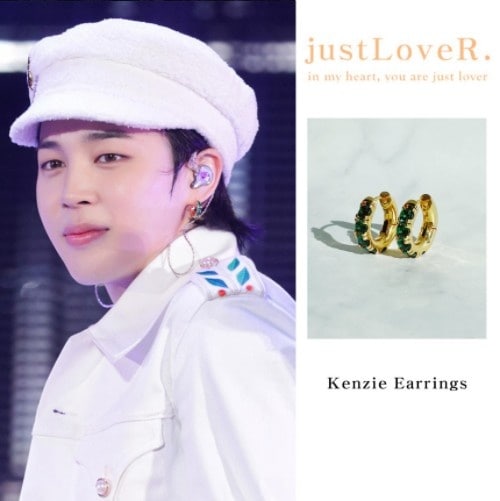 【justLoveR.】★Kenzie Earrings★BTS JIMIN 着用♪ピアス♪ justLoveR] BTSジミン/SUGA着用☆Kenzie Earrings 全4色 (just