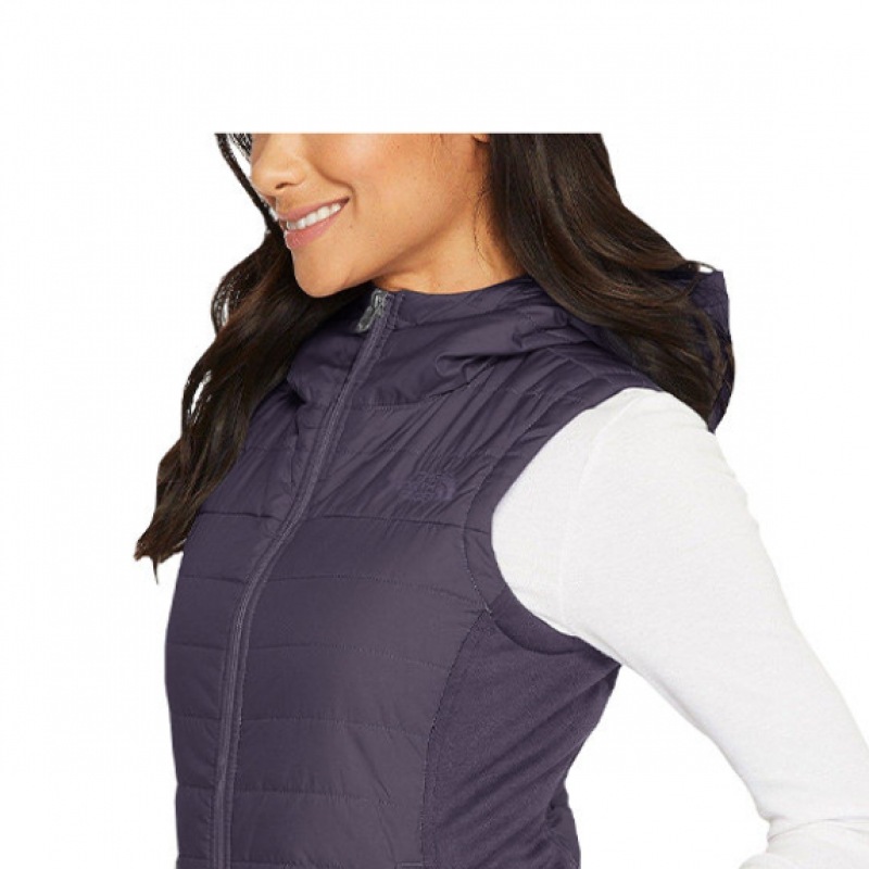 North Face レディースパッド入りフード付きベスト