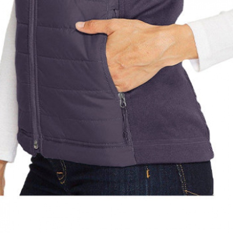 North Face レディースパッド入りフード付きベスト