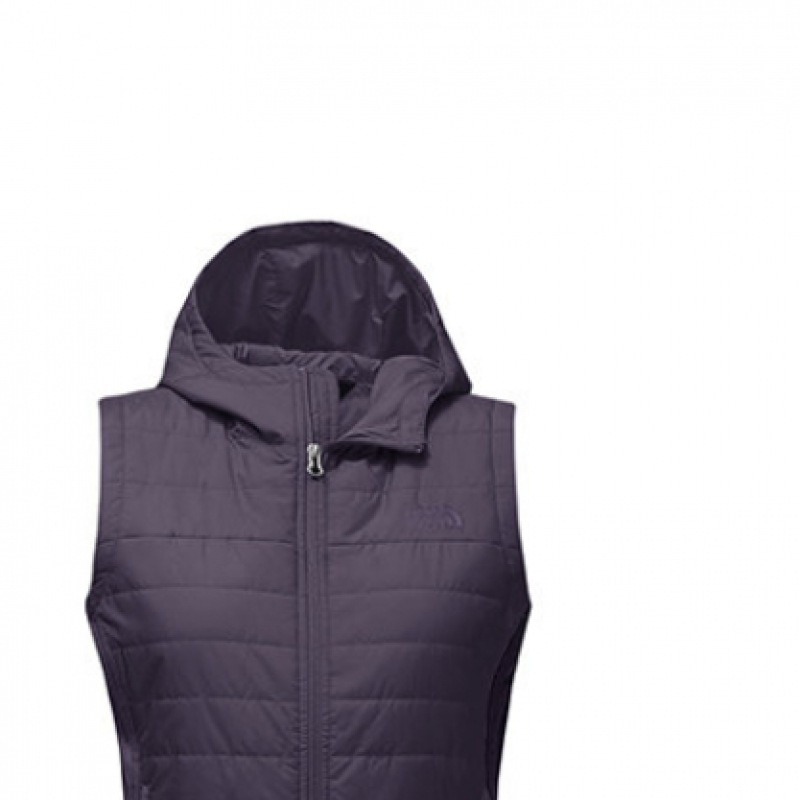 North Face レディースパッド入りフード付きベスト