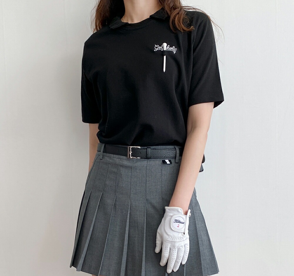 [メガ割りSALE]スカラップカラーレタリングTシャツ・p367046