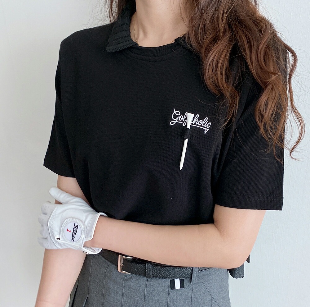 [メガ割りSALE]スカラップカラーレタリングTシャツ・p367046