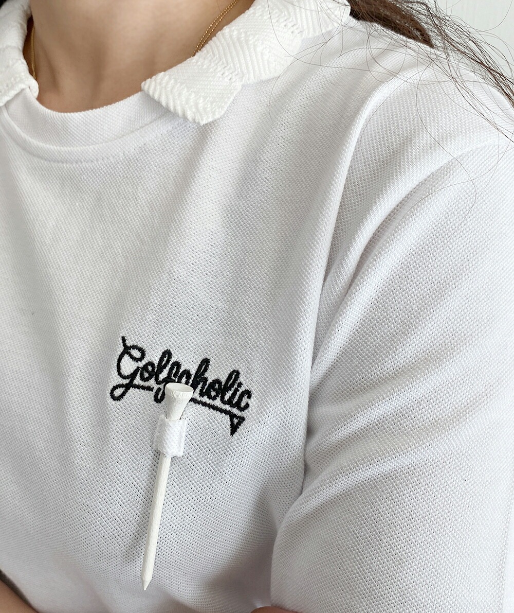 [メガ割りSALE]スカラップカラーレタリングTシャツ・p367046