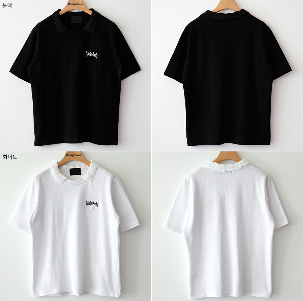 [メガ割りSALE]スカラップカラーレタリングTシャツ・p367046