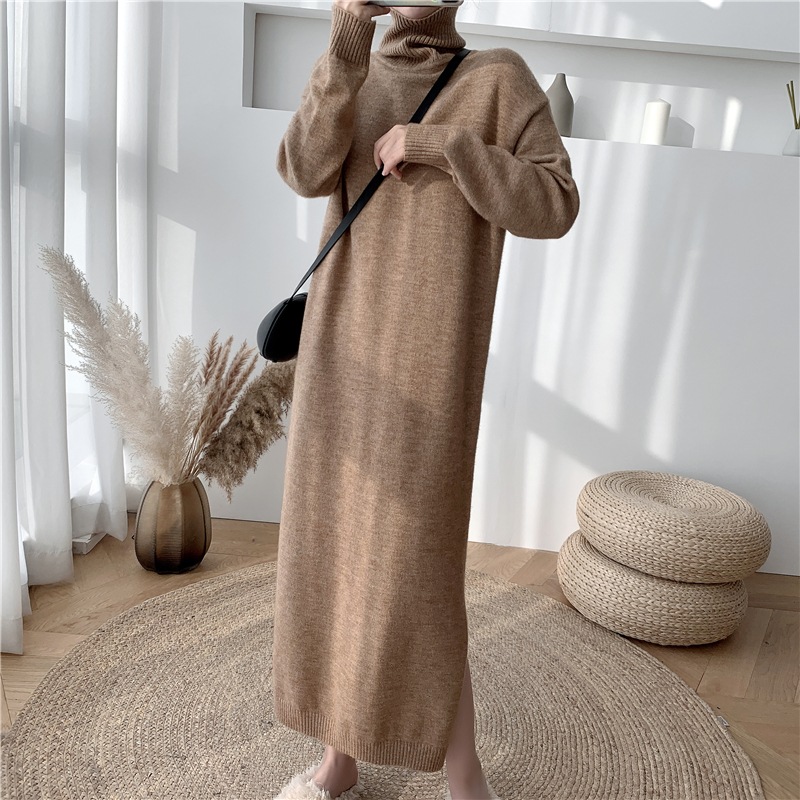 ワンピース 秋 冬 タートルネック ロング丈 マキシ丈 レディースファッション 長袖 ハイネック ストレート ゆったり ゆる カジュアル 公園 ママ マタニティ カラバリ豊富 4色展開 ワンピース 秋 冬 タートルネック ロング丈 マキシ丈 レディースファッション 長袖 ハイネック ストレート ゆったり ゆる カジュアル 公園 ママ マタニティ カラバリ豊富 4色展開