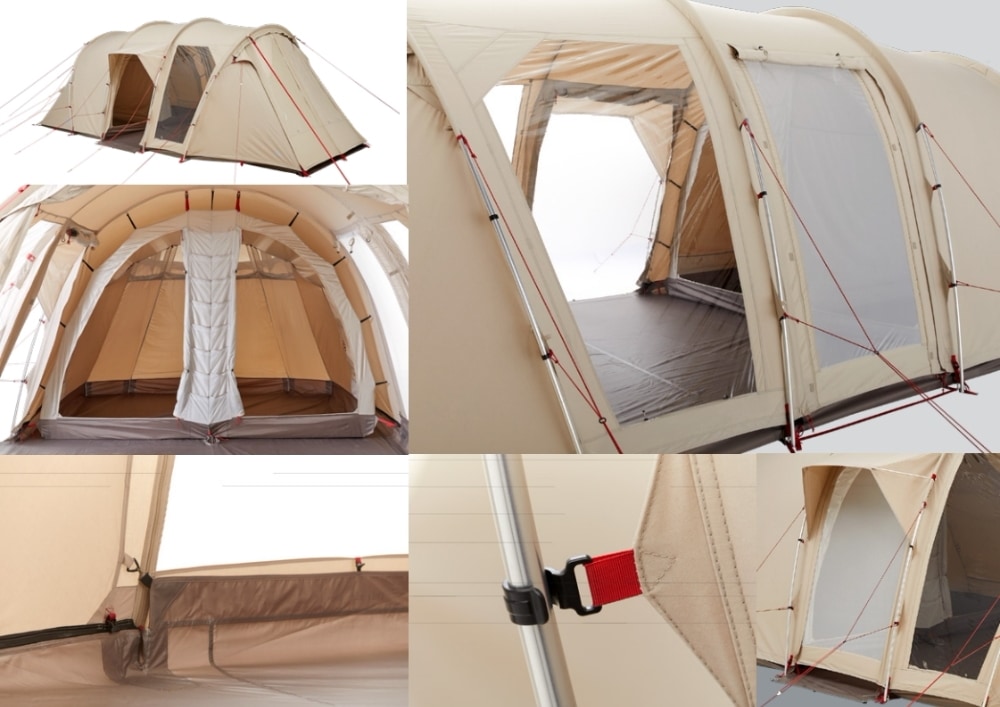 ノマド ドゴン 4 (+2) エア テント(ベージュ サンドカラー) ドゴン4 + 2 エアー