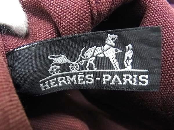 エルメス トートバッグ フールトゥ MM コットン レザー - ハーフレザー