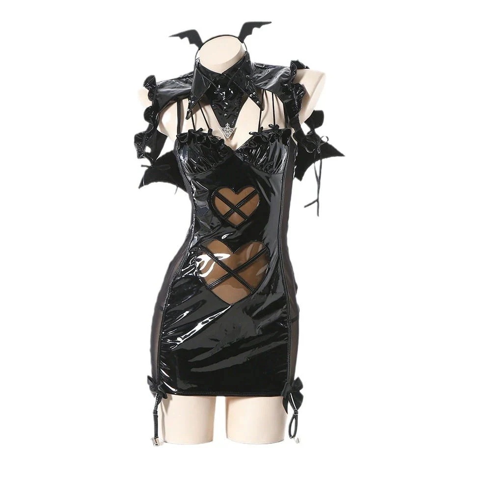 （6点） 小悪魔 透かし彫り 誘惑 コスプレ セクシーランジェリー