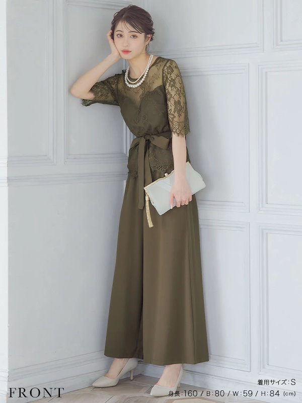 Qoo10] Tika パーティードレス パンツドレス セットア