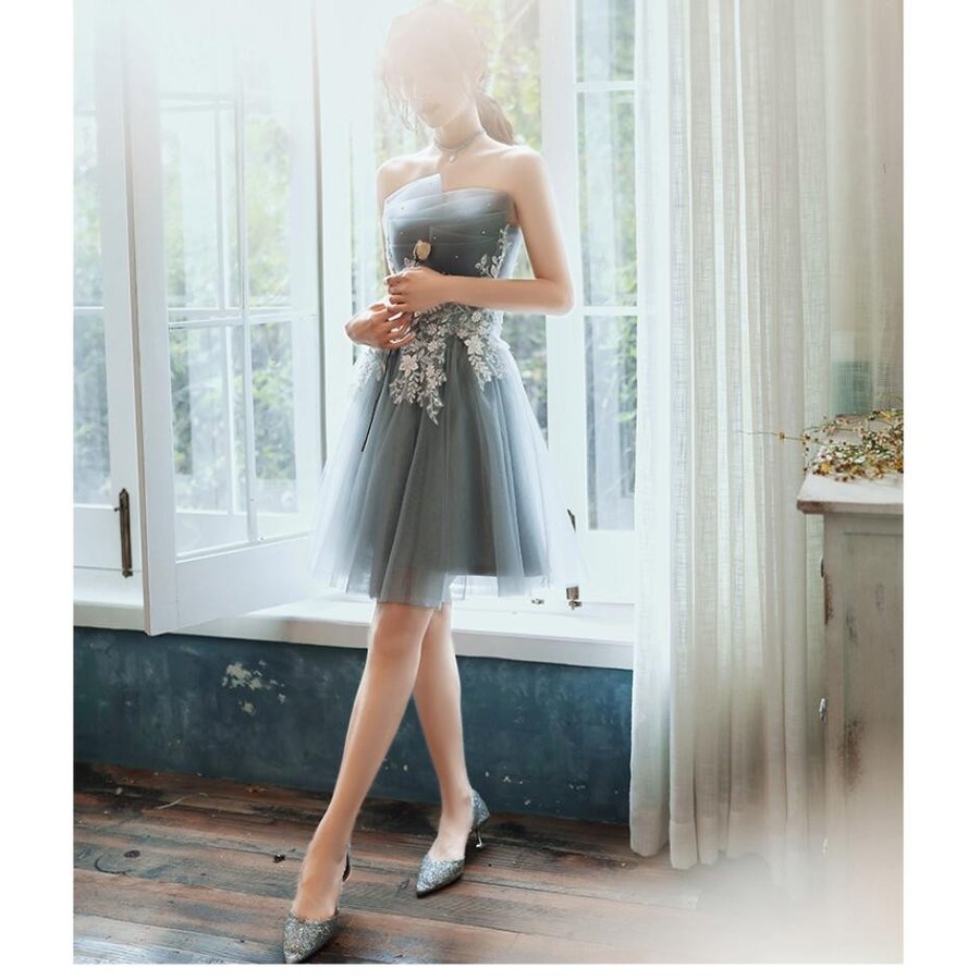 パーティードレス 結婚式 大きい ミモレ丈ドレス ワンピース 30代40代50代 セクシー きれいめ