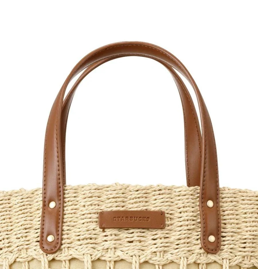 [2025アロハサマーMD] Aloha Raffia ToteBag Brown + Aloha Tassel Decoration Charm SET