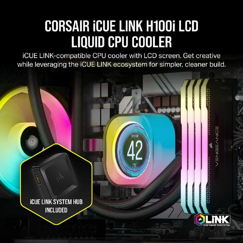 コルセア CORSAIR 水冷クーラー CW-9061007-WW コルセア CORSAIR 水冷クーラー CW-9061007-WW