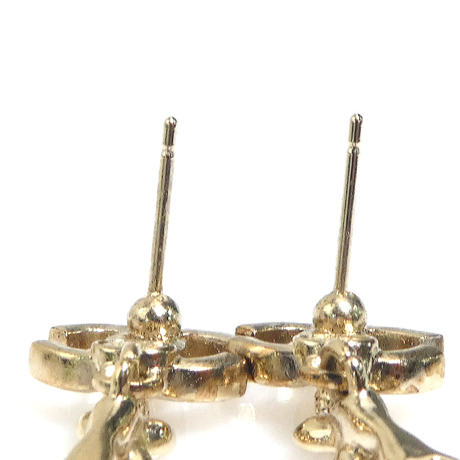 シャネル CHANEL ピアス ココマーク メタル/ラインストーン ゴールド/シルバー/ホワイト レディース e60087i シャネル CHANEL ピアス ココマーク メタル/ラインストーン ゴールド/シルバー/ホワイト レディース e60087i