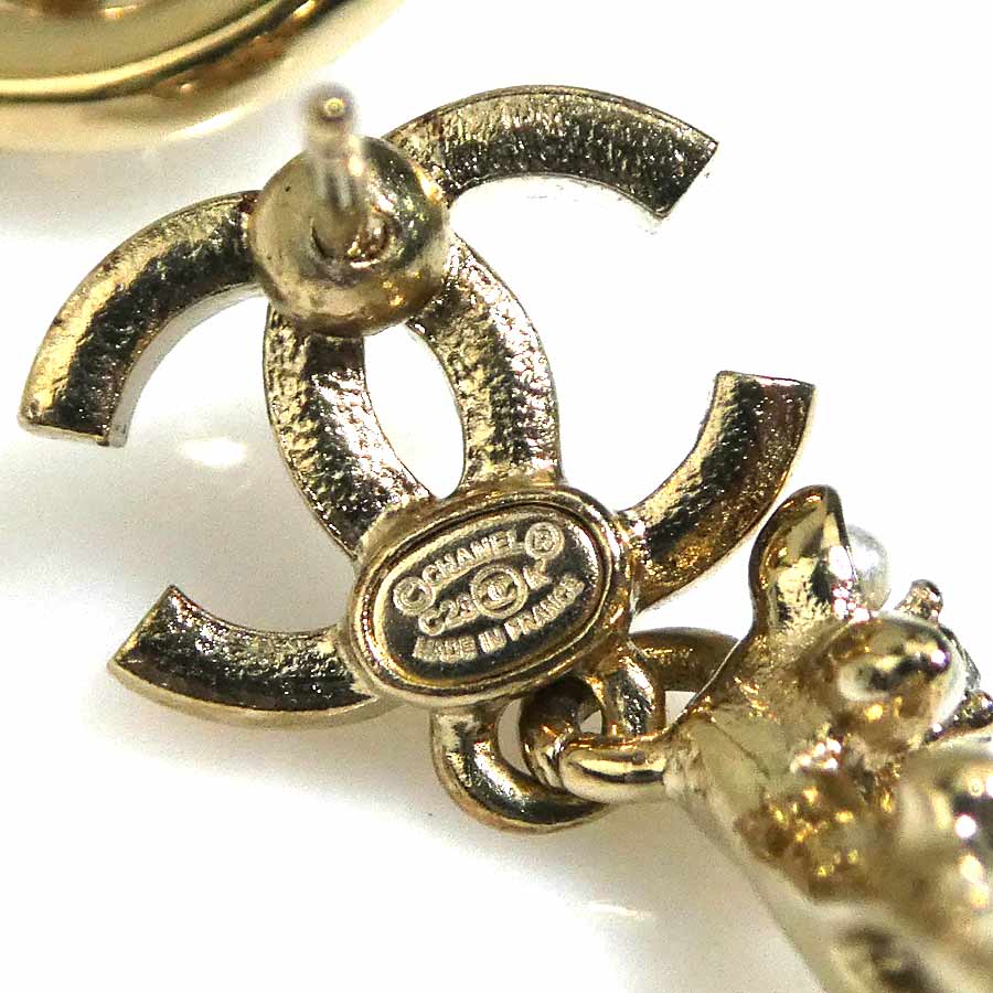 シャネル CHANEL ピアス ココマーク メタル/ラインストーン ゴールド/シルバー/ホワイト レディース e60087i シャネル CHANEL ピアス ココマーク メタル/ラインストーン ゴールド/シルバー/ホワイト レディース e60087i