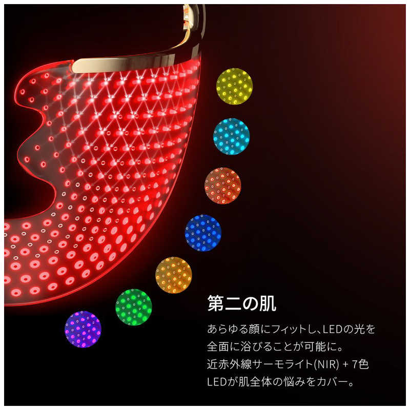 FAQ　LEDフェイスマスク FAQ202 ［LED美顔器 /国内・海外対応］　F0174Y
