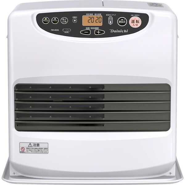 FW-4624L ムーンホワイト Lタイプ 石油ファンヒーター (木造12畳/コンクリ16畳まで)
