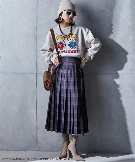 ニット パティ&ジミー/ジャガードニットプルオーバー GEVS. 大きいサイズ対応 ニット パティ&ジミー/ジャガードニットプルオーバー GEVS. 大きいサイズ対応