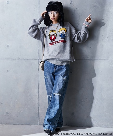 ニット パティ&ジミー/ジャガードニットプルオーバー GEVS. 大きいサイズ対応 ニット パティ&ジミー/ジャガードニットプルオーバー GEVS. 大きいサイズ対応