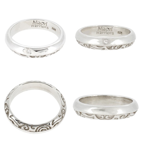 Maori warriors トライバル アラベスク 唐草 ストーン シルバーリング 7 13号 Maori warriors トライバル アラベスク 唐草 ストーン シルバーリング 7 13号