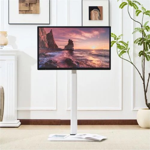 【安心保証】テレビスタンド キャスター付き 壁寄せ ロータイプ 耐震 テレビ台 WALL 単品 棚板 セット テレビ 対応 首振り 角度 調整 壁掛け風 おしゃれ シンプル 白 木目 回転 移動式 T