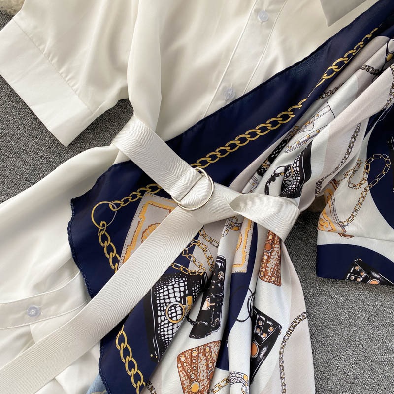 ワンピース デート シャツ シャツワンピース 袖あり Vネック ハイウエスト 春 秋 10代 20代 個性的 ホワイト ブラック フリーサイズ レトロ ウエストマーク こなれ感 エレガント ワンピース デート シャツ シャツワンピース 袖あり Vネック ハイウエスト 春 秋 10代 20代 個性的 ホワイト ブラック フリーサイズ レトロ ウエストマーク こなれ感 エレガント