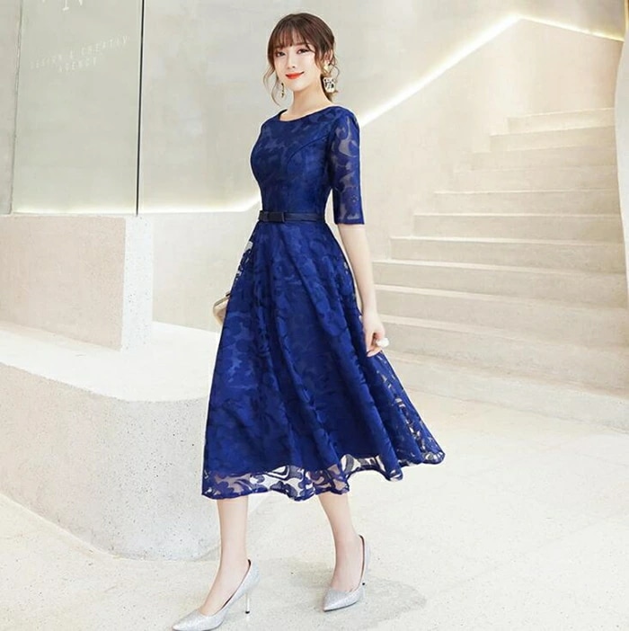 【即納】パーティードレス ミモレ丈 結婚式 ワンピース 結婚式ドレス 結婚式 パーティドレス お呼ばれドレス 袖あり 袖 ニ次会 フォーマル リボン セレブ 二次会 パーティ 2次会 パーティードレス 【即納】パーティードレス ミモレ丈 結婚式 ワンピース 結婚式ドレス 結婚式 パーティドレス お呼ばれドレス 袖あり 袖 ニ次会 フォーマル リボン セレブ 二次会 パーティ 2次会 パーティードレス