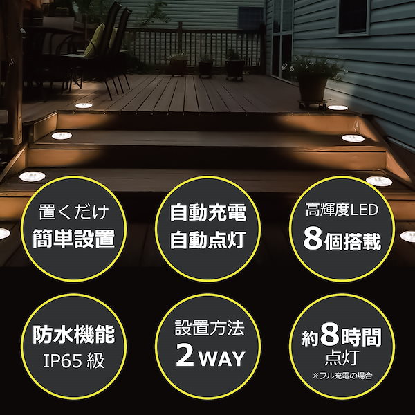タカショー ライト ソーラー LED 屋外 センサー DIY 庭 ガーデン