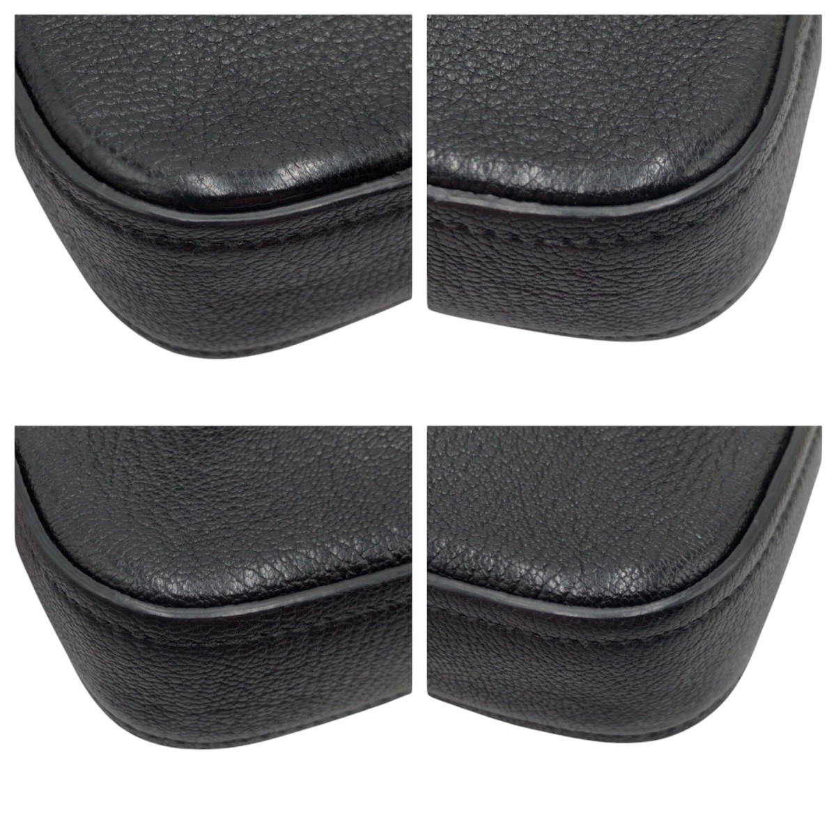 ビジュー ブラック 黒 ゴールド レザー/ラインストーン クラッチバッグ セカンドバッグ レディース 410051