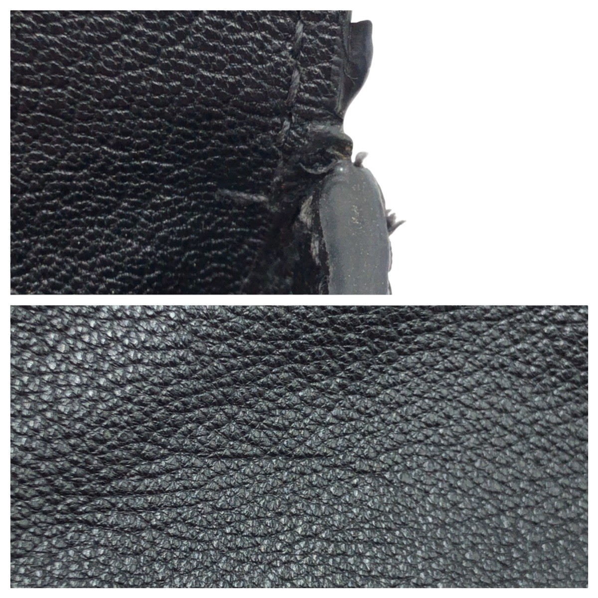 ビジュー ブラック 黒 ゴールド レザー/ラインストーン クラッチバッグ セカンドバッグ レディース 410051