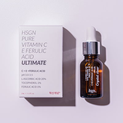 Qoo10] エイチエスジーエヌ 1+1 純粋ビタミンCEフェルラ酸セラム