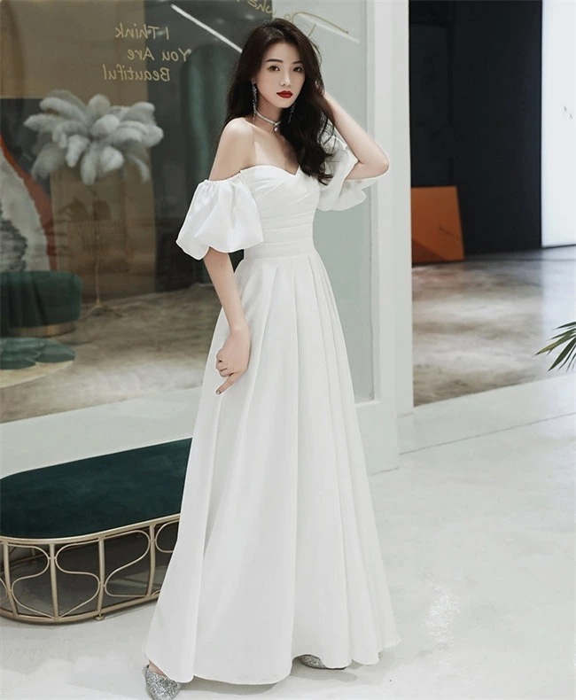 ウェディングドレス Aライン オフショルダー ロングドレス お花嫁ドレス ブライダル 白ドレス パーティードレス 前撮り 礼服 結婚式 海外挙式 ロング丈/ミモレ丈 披露宴 二次会 演奏会 発 ウェディングドレス Aライン オフショルダー ロングドレス お花嫁ドレス ブライダル 白ドレス パーティードレス 前撮り 礼服 結婚式 海外挙式 ロング丈/ミモレ丈 披露宴 二次会 演奏会 発