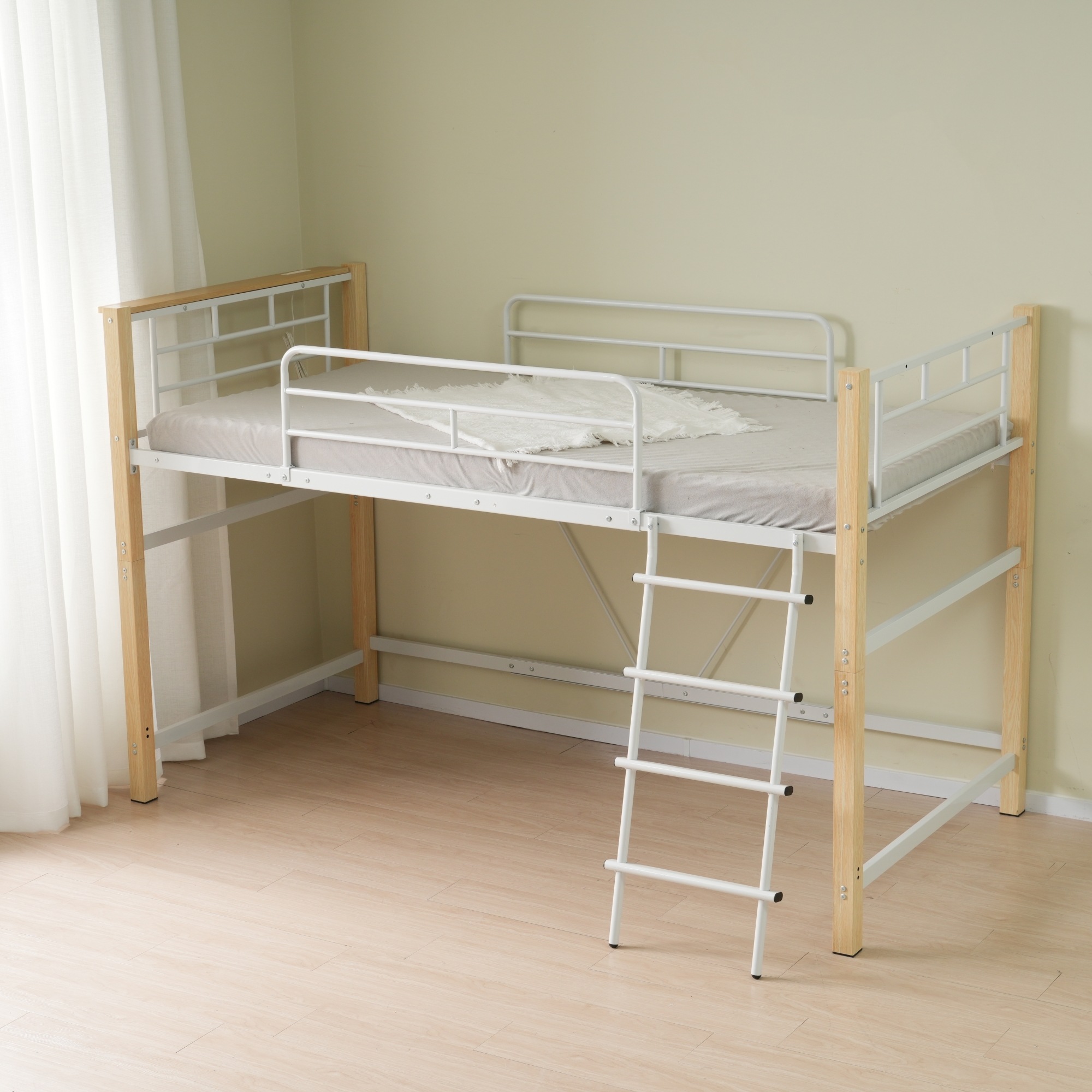 208【高さ130cm】システムベッド 4点セット ロフトベッド+デスク+収納ラック+シェルフ ロフトベッド 宮 コンセント 省スペース スチール 耐震 ベッド パイプ 金属 社員寮 学生寮 大人 208【高さ130cm】システムベッド 4点セット ロフトベッド+デスク+収納ラック+シェルフ ロフトベッド 宮 コンセント 省スペース スチール 耐震 ベッド パイプ 金属 社員寮 学生寮 大人