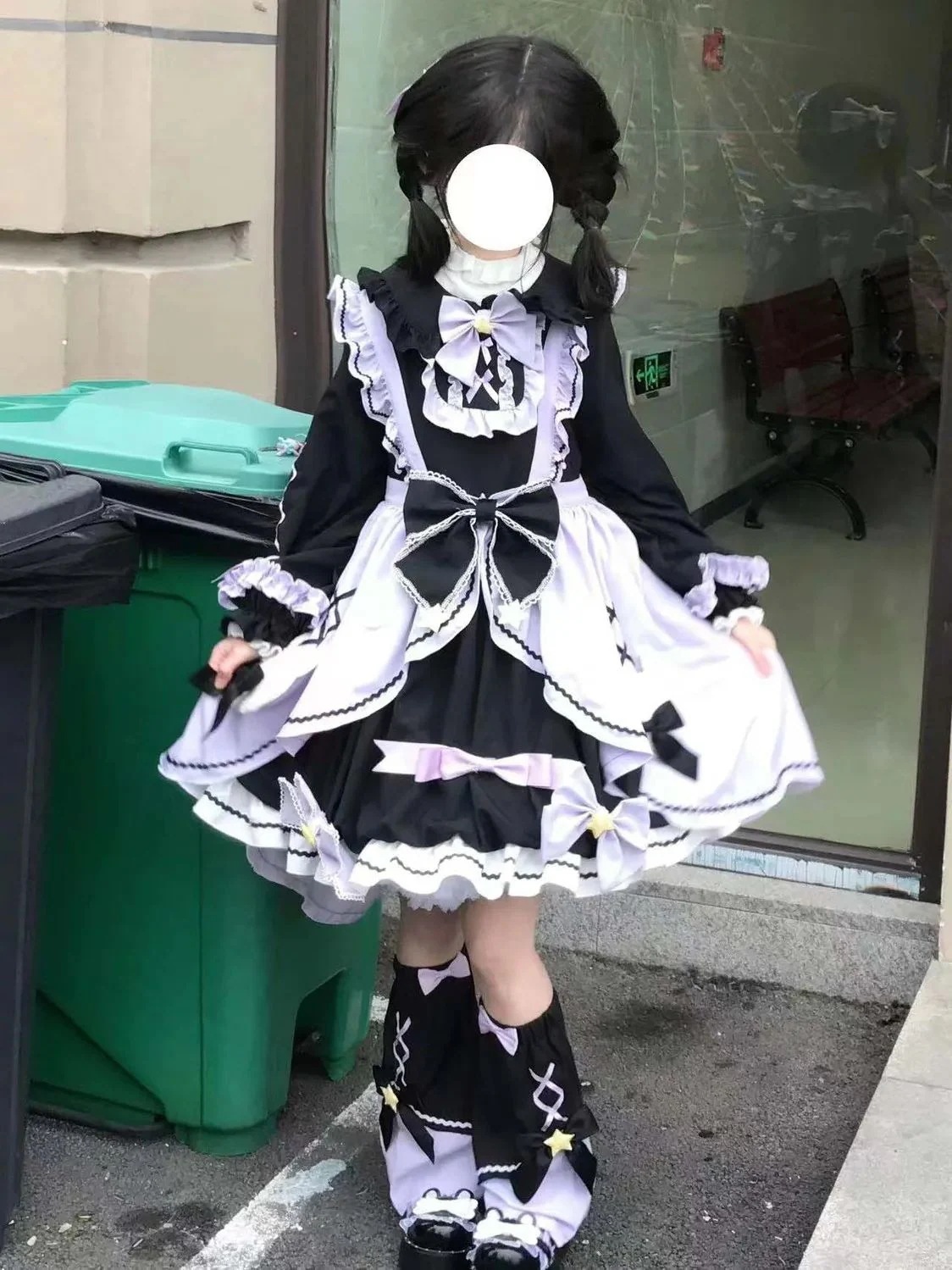 【急速出荷!】キュートロリータ[マジックキャット］ロリータドレスOP魔女