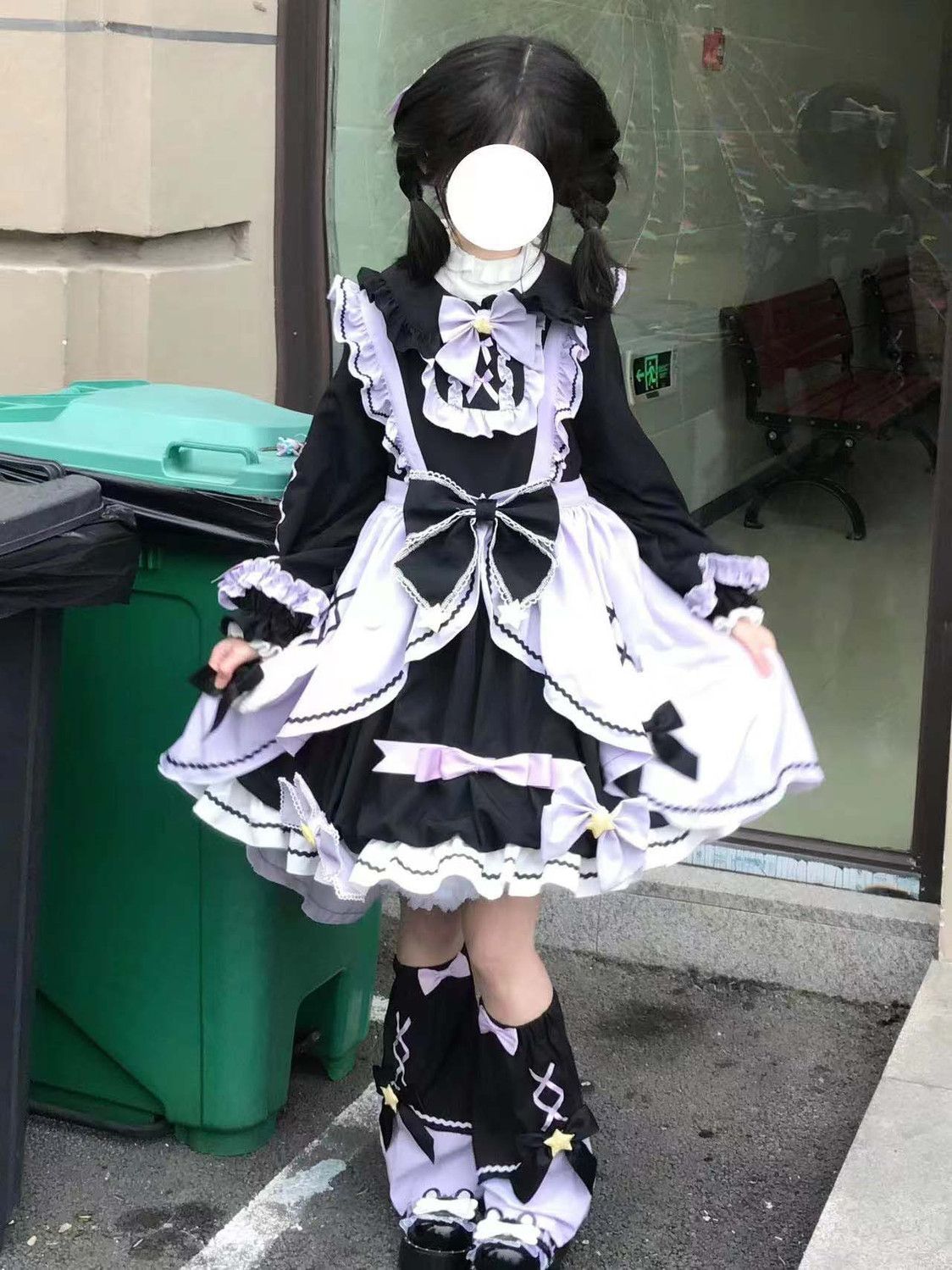 【急速出荷!】キュートロリータ[マジックキャット］ロリータドレスOP魔女