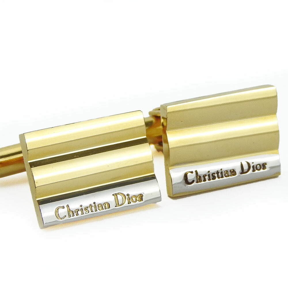 中古 クリスチャンディオール カフス ボタン GP ゴールド シルバー 小物 アクセサリー ジュエリー 大人 おしゃれ スーツ メンズ 男性 Christian Dior accessories 中古 クリスチャンディオール カフス ボタン GP ゴールド シルバー 小物 アクセサリー ジュエリー 大人 おしゃれ スーツ メンズ 男性 Christian Dior accessories