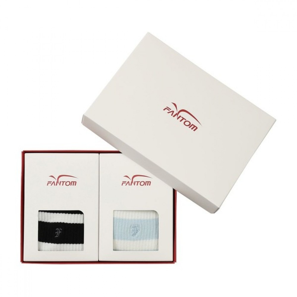 [Phantom] 女性用リブ編みミッドネックソックスセット