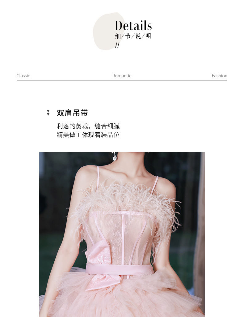 フォトスタジオテーマライトウェディング写真写真服旅行写真ドレス写真エスケーププリンセスカラフルガーゼスカートサスペンダースーパーフェアリー