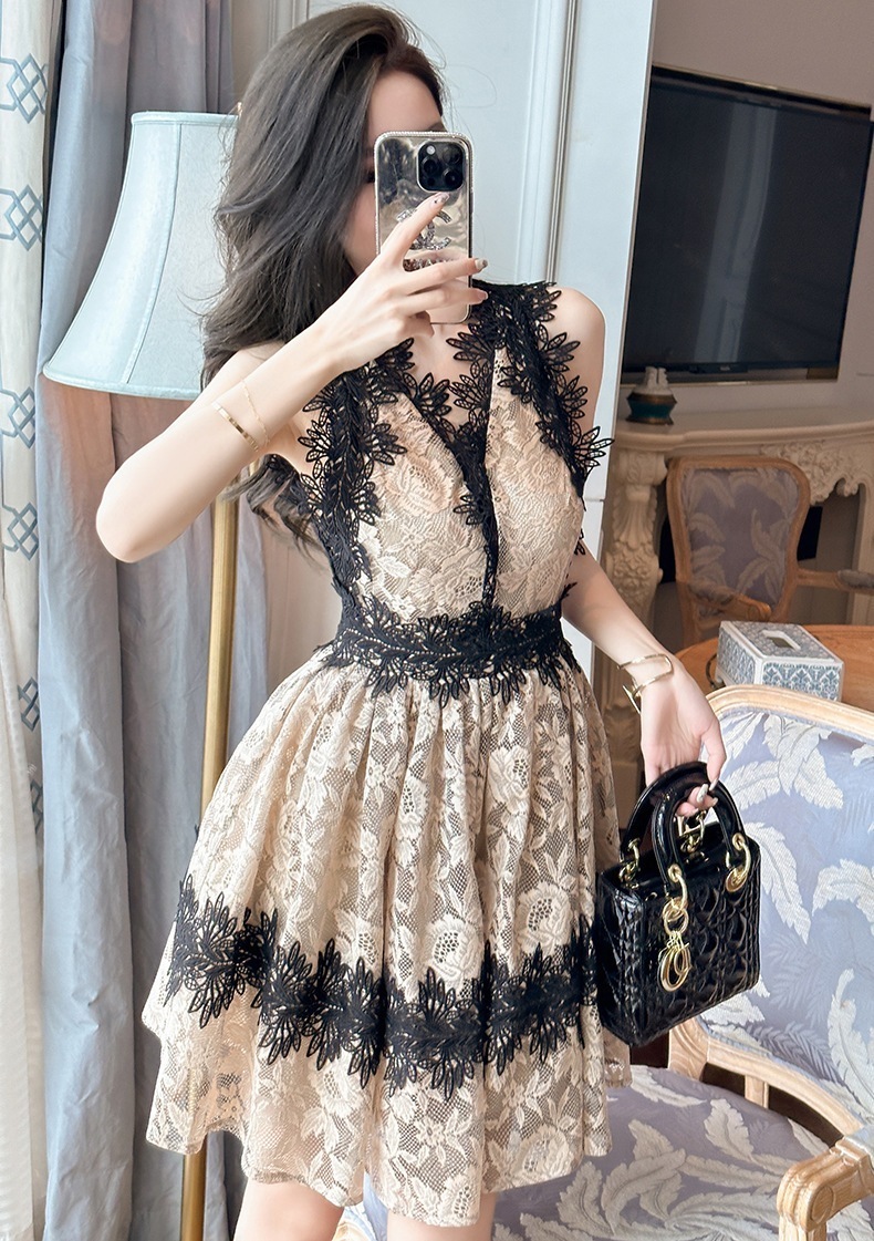 JY.上品 夏 レース 短 ワンピ レトロ 高級感 Aライン ドレス パーティー 着痩せ 大人 お呼ばれ 同窓会 披露宴 卒業式 結婚式 ウェディング 二次会 成人式 JY.上品 夏 レース 短 ワンピ レトロ 高級感 Aライン ドレス パーティー 着痩せ 大人 お呼ばれ 同窓会 披露宴 卒業式 結婚式 ウェディング 二次会 成人式