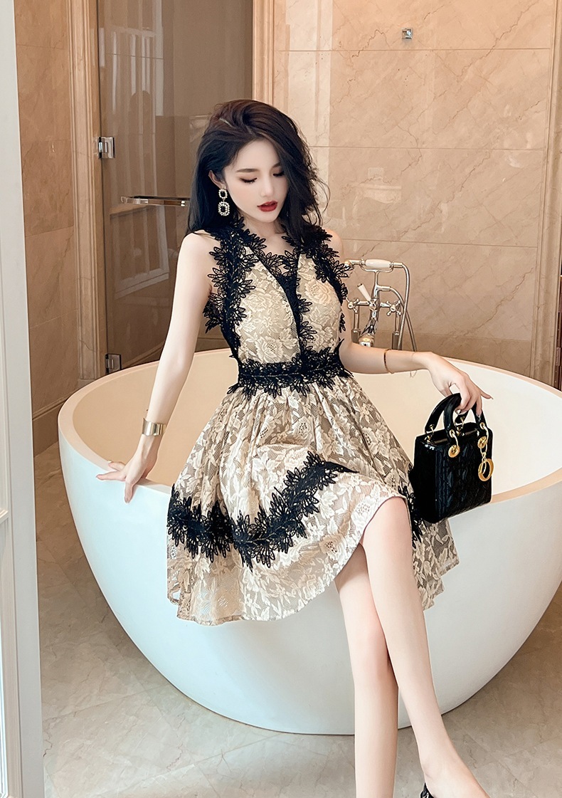 JY.上品 夏 レース 短 ワンピ レトロ 高級感 Aライン ドレス パーティー 着痩せ 大人 お呼ばれ 同窓会 披露宴 卒業式 結婚式 ウェディング 二次会 成人式 JY.上品 夏 レース 短 ワンピ レトロ 高級感 Aライン ドレス パーティー 着痩せ 大人 お呼ばれ 同窓会 披露宴 卒業式 結婚式 ウェディング 二次会 成人式