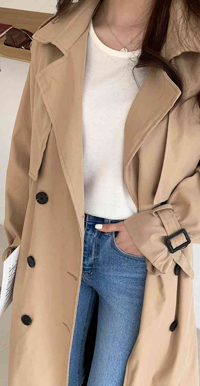 2点で13o円OFF!【即納】トレンチコート レディース アウター ロング丈 上着 コート トレンチ スプリングコート 大きいサイズ 体型カバー 春 秋冬 ロング丈 長袖 ベルト付き オータムコート 2点で13o円OFF!【即納】トレンチコート レディース アウター ロング丈 上着 コート トレンチ スプリングコート 大きいサイズ 体型カバー 春 秋冬 ロング丈 長袖 ベルト付き オータムコート