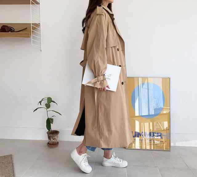 2点で13o円OFF!【即納】トレンチコート レディース アウター ロング丈 上着 コート トレンチ スプリングコート 大きいサイズ 体型カバー 春 秋冬 ロング丈 長袖 ベルト付き オータムコート 2点で13o円OFF!【即納】トレンチコート レディース アウター ロング丈 上着 コート トレンチ スプリングコート 大きいサイズ 体型カバー 春 秋冬 ロング丈 長袖 ベルト付き オータムコート