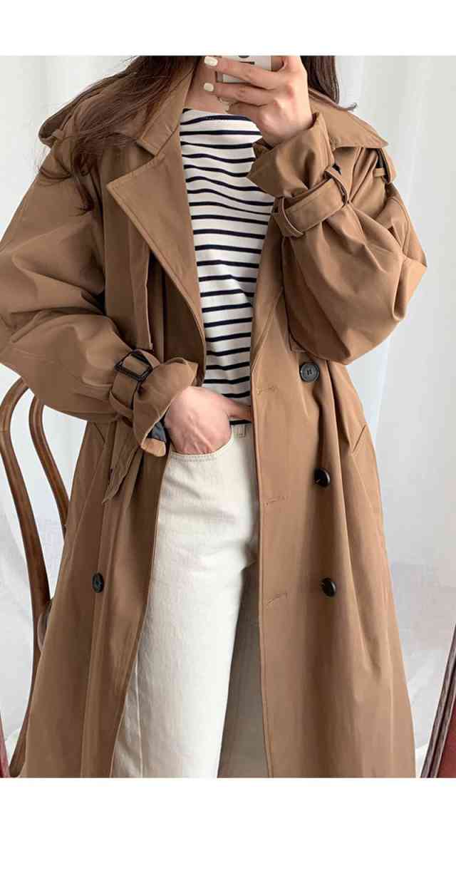 2点で13o円OFF!【即納】トレンチコート レディース アウター ロング丈 上着 コート トレンチ スプリングコート 大きいサイズ 体型カバー 春 秋冬 ロング丈 長袖 ベルト付き オータムコート 2点で13o円OFF!【即納】トレンチコート レディース アウター ロング丈 上着 コート トレンチ スプリングコート 大きいサイズ 体型カバー 春 秋冬 ロング丈 長袖 ベルト付き オータムコート