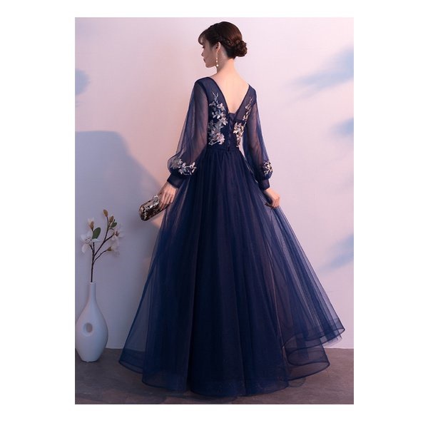 超激安好評 パーティードレス 袖あり : レディース服 結婚式 ドレス 総合1位