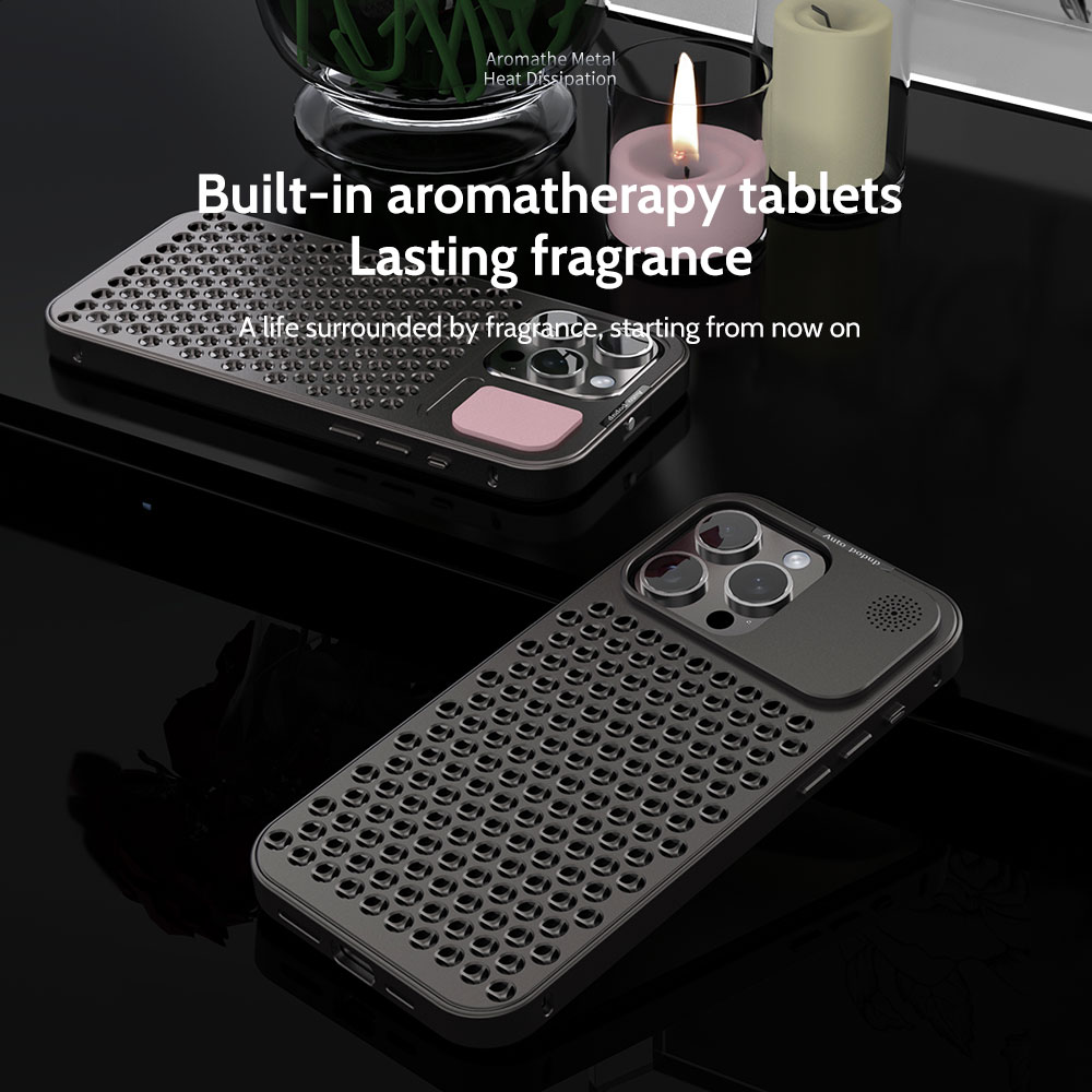 iPhone15Pro iPhone15ProMax ケース 背面放熱 機械バンパー 金属 ステンレス 耐衝撃カバー メタルフレーム