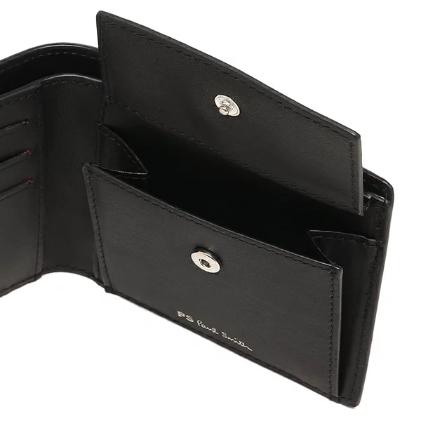二つ折り財布 ブラック メンズ PAUL SMITH M2A6078 MZEBRA 79 二つ折り財布 ブラック メンズ PAUL SMITH M2A6078 MZEBRA 79