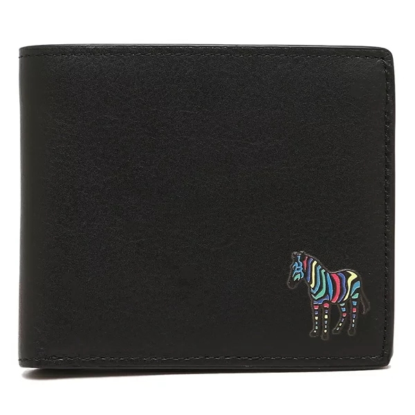 二つ折り財布 ブラック メンズ PAUL SMITH M2A6078 MZEBRA 79 二つ折り財布 ブラック メンズ PAUL SMITH M2A6078 MZEBRA 79