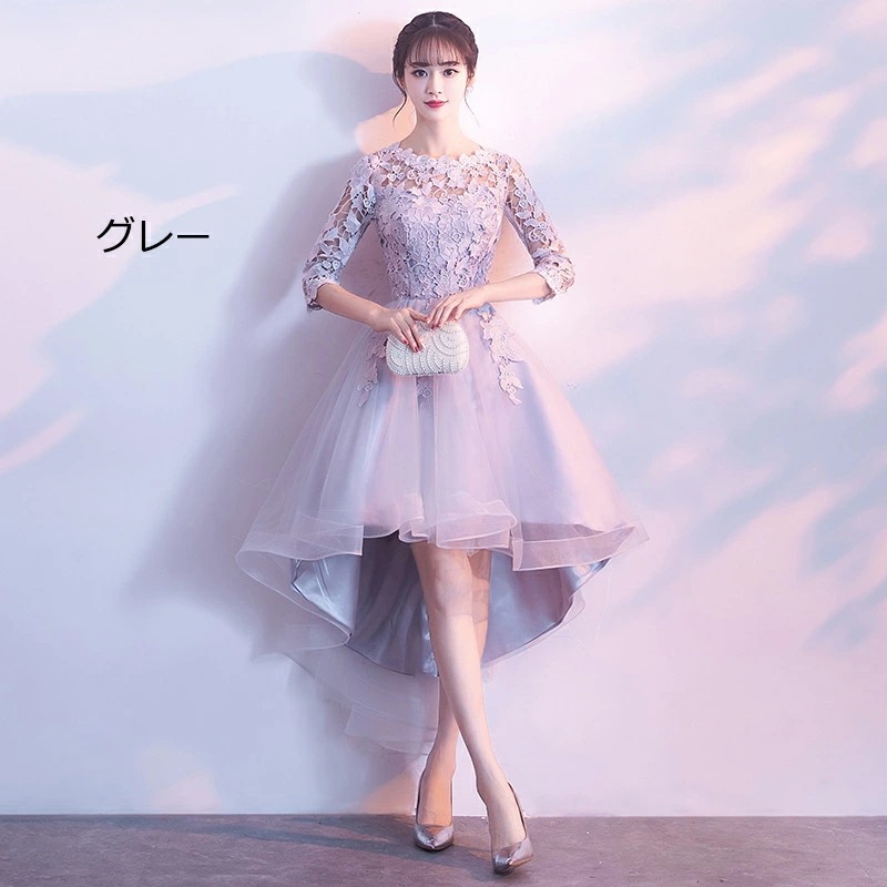 パーティードレス 結婚式 ドレス お呼ばれワンピース 袖あり レース 二次会 花嫁 魅力 同窓会 フォーマル 披露宴 卒業式 20代 30代 40代 ブラック グレー ワイン シャンパン レッド パーティードレス 結婚式 ドレス お呼ばれワンピース 袖あり レース 二次会 花嫁 魅力 同窓会 フォーマル 披露宴 卒業式 20代 30代 40代 ブラック グレー ワイン シャンパン レッド
