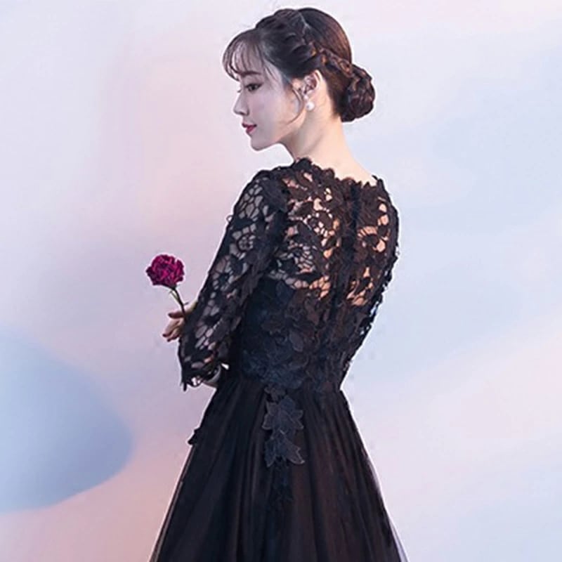 パーティードレス 結婚式 ドレス お呼ばれワンピース 袖あり レース 二次会 花嫁 魅力 同窓会 フォーマル 披露宴 卒業式 20代 30代 40代 ブラック グレー ワイン シャンパン レッド パーティードレス 結婚式 ドレス お呼ばれワンピース 袖あり レース 二次会 花嫁 魅力 同窓会 フォーマル 披露宴 卒業式 20代 30代 40代 ブラック グレー ワイン シャンパン レッド